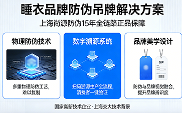 睡衣防偽吊牌：守護(hù)貼身舒適，筑牢品牌信任防線